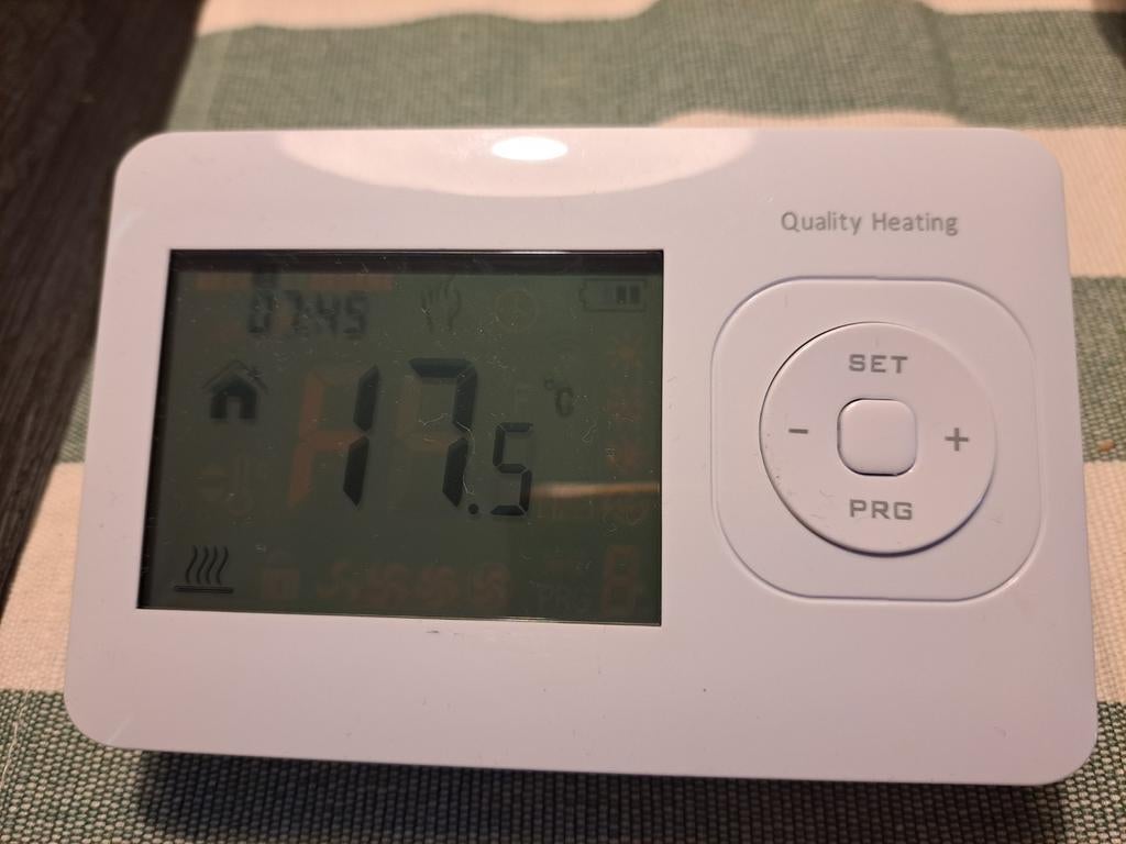 CV KlokThermostaat Quality Heating, Ophalen of Verzenden, Zo goed als nieuw