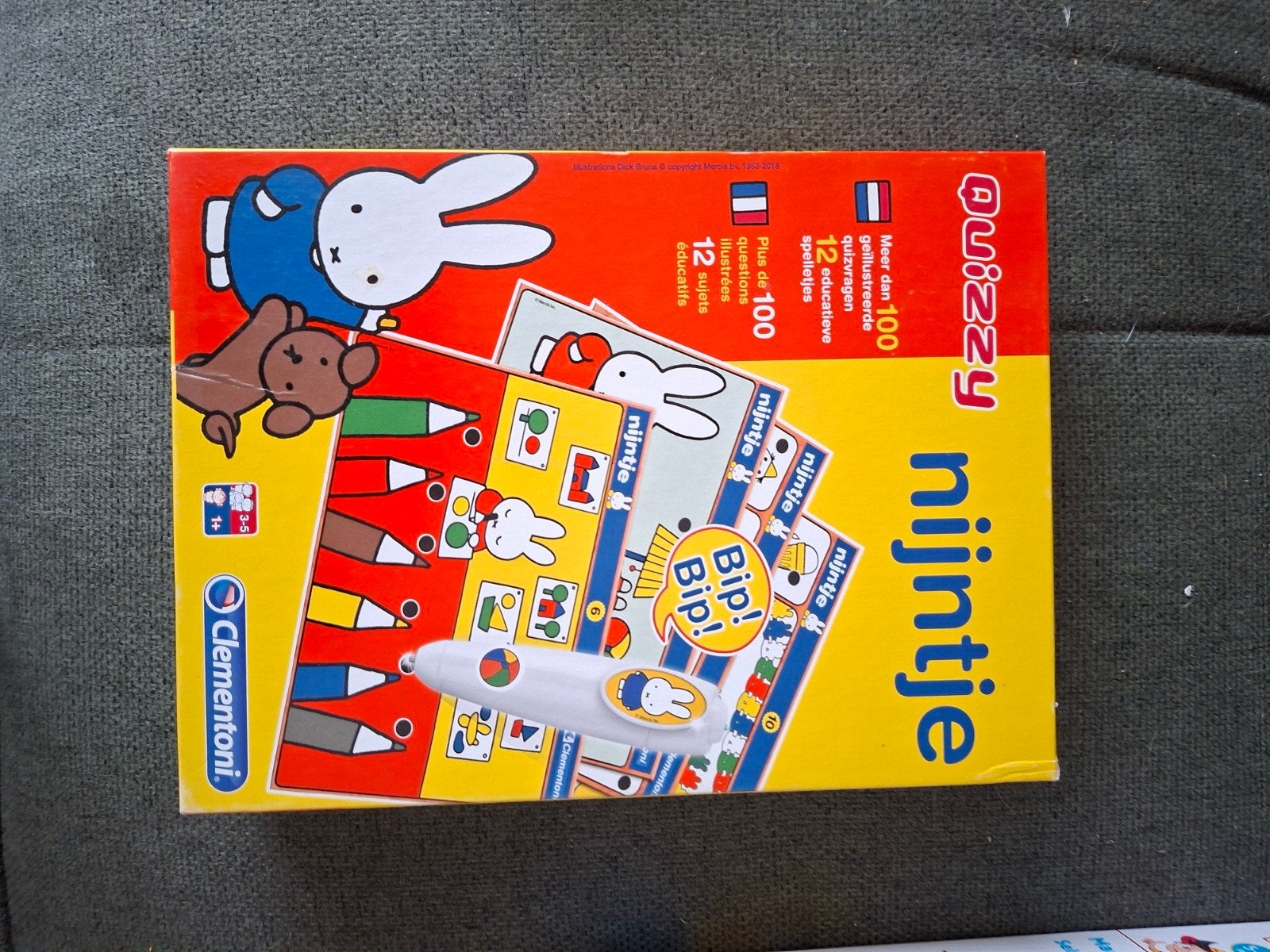nijntje spel, Ophalen