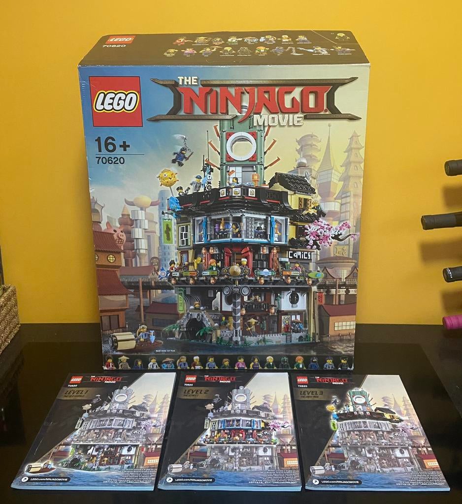 Ninjago City The Lego Movie Modular set 70620, Ophalen, Lego, Zo goed als nieuw, Compleet