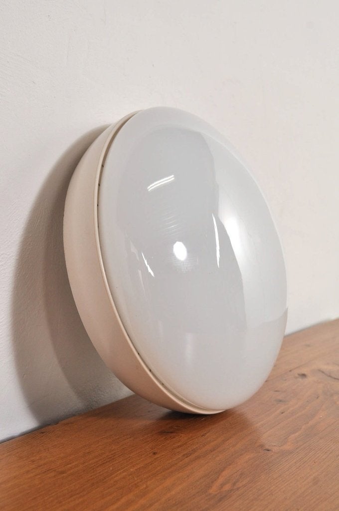 Vintage bakelieten plafondlamp lamp opaline jaren 60