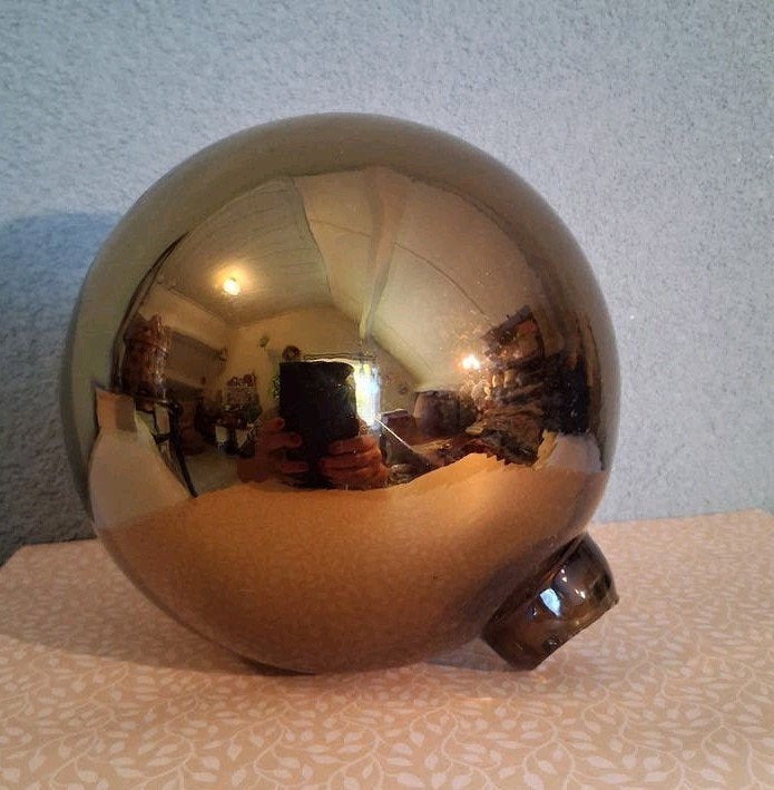 Heksenbol heksenbal kogel glazen bol. Kerstbal
16 cm doorsn, Antiek en Kunst, Ophalen of Verzenden