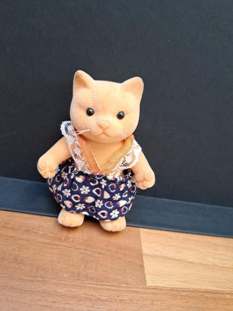 Forest Family Kat met originele jurk - Simba 5992085, Ophalen of Verzenden, Gebruikt