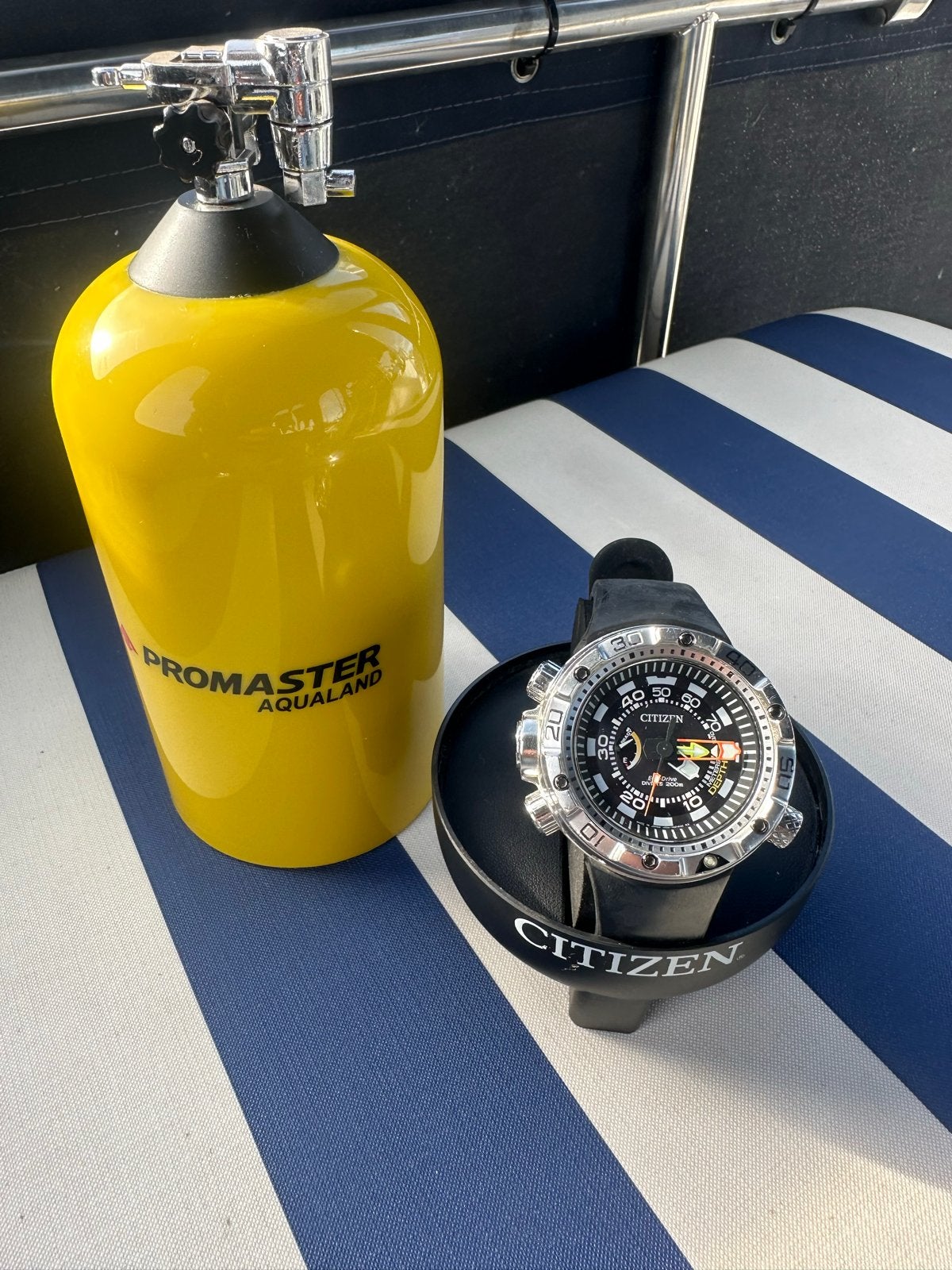 Citizen BN2021-03E Promaster Aqualand Duikhorloge, Staal, Kunststof, Ophalen of Verzenden, Zo goed als nieuw