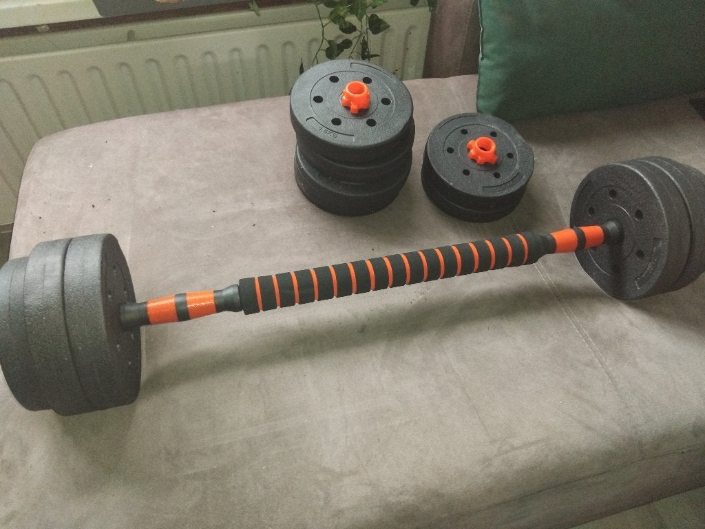 Tunturi Compleet Nieuwe Halterset, Ophalen, Nieuw, Buik, Halterset