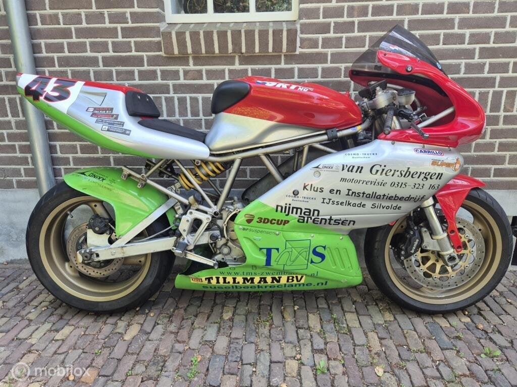 Rollend frame racemotor circuitmotor brembo Supersport SS, Motoren, Gebruikt, Factorystore.service@ducati.com, Ophalen of Verzenden