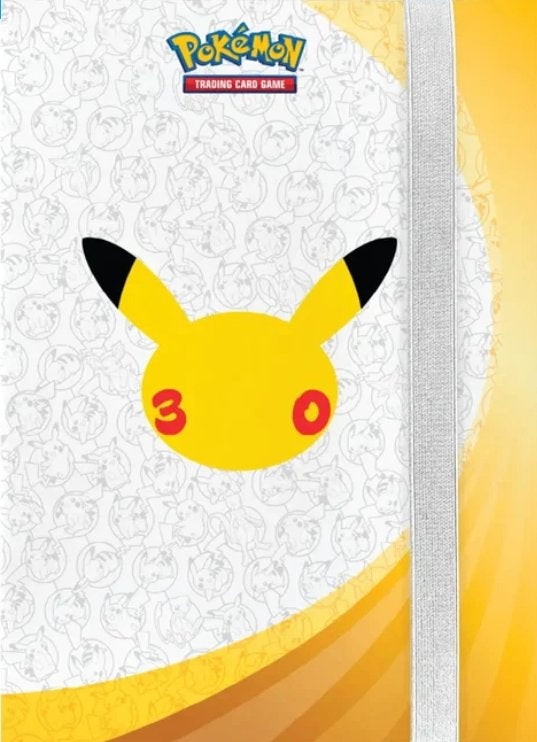 Pokémon TCG 30th Anniversary Verzamelmap – Pikachu 30 Jaar, Ophalen of Verzenden, Nieuw, Overige typen, Foil