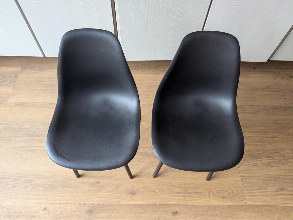 Kinderstoel 2x, Ophalen, Zwart, Kunststof, Twee