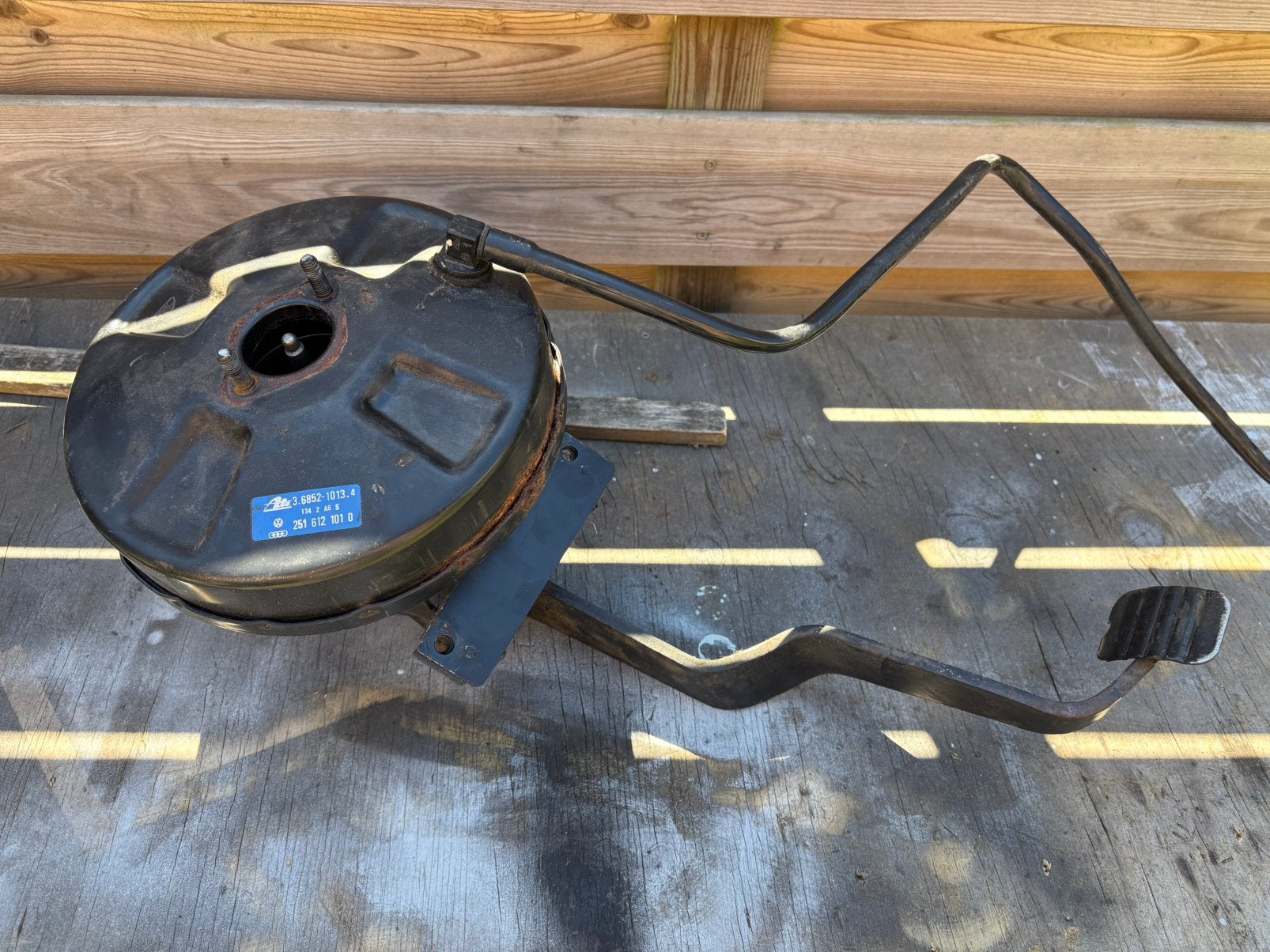 VW T3 Rem pedaal, met rem bekrachtiger, Ophalen of Verzenden, Gebruikt, Volkswagen