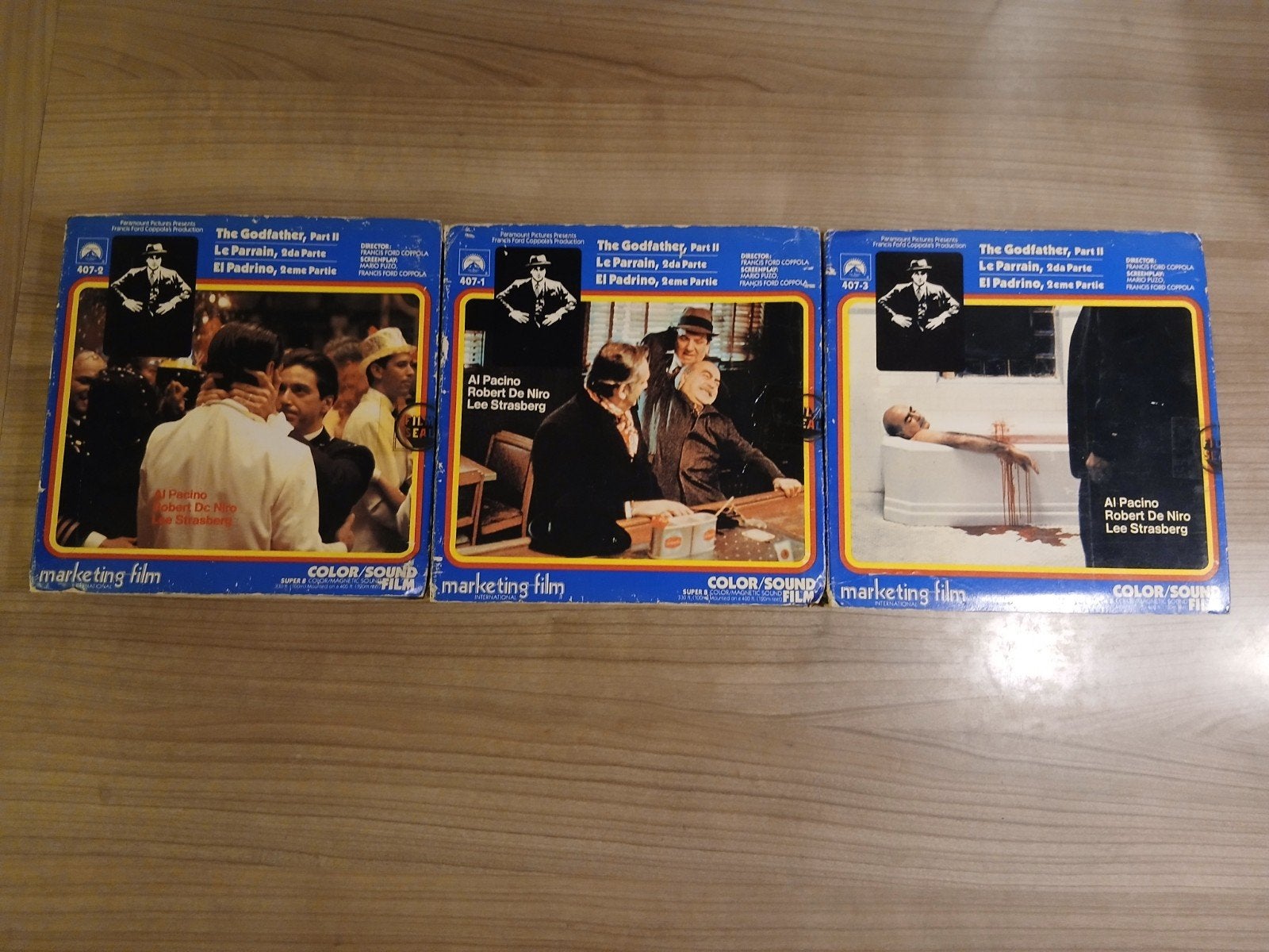 The Godfather Part II - 8mm Marketing Film (3 stuks), Ophalen of Verzenden, 8mm film