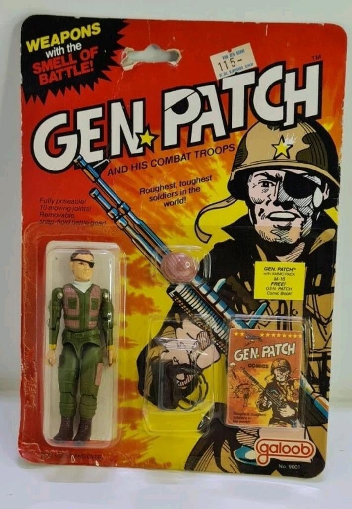 Vintage Gen Patch Actiefiguur - Galoob (1983), Ophalen of Verzenden, Nieuw