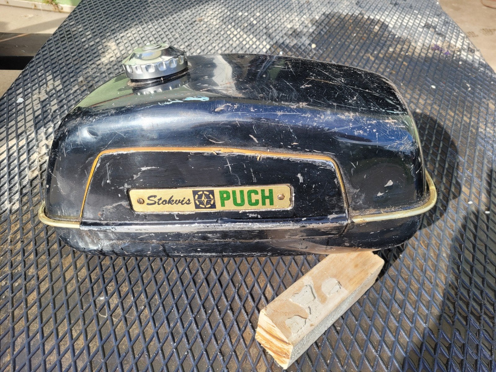 Puch Stalen Tank - Weinig Roest Binnenin, Ophalen of Verzenden, Gebruikt, Tank