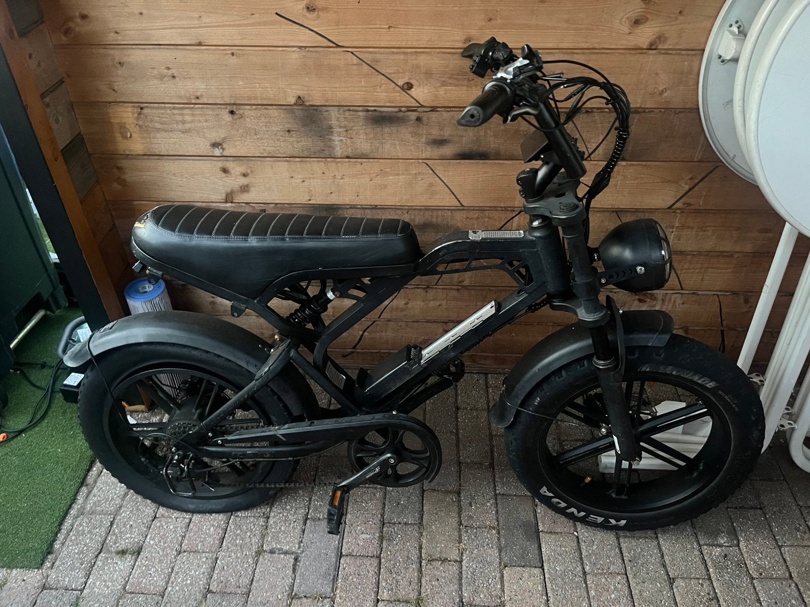 Fatbike v20 pro opvoerbaar band lek, Gebruikt, 59 cm of meer, 50 km per accu of meer, Ophalen