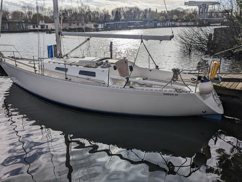 Omega 34 Zweeds zeiljacht, Watersport en Boten, Ophalen, Diesel