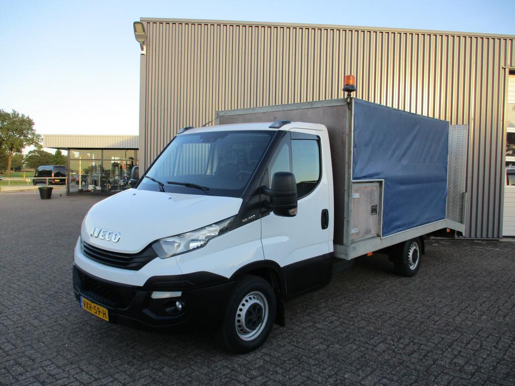 Iveco Daily 35S14 Oprijwagen Laadbak Airco (bj 2017), Gebruikt, Iveco, Wit, 11 km/l