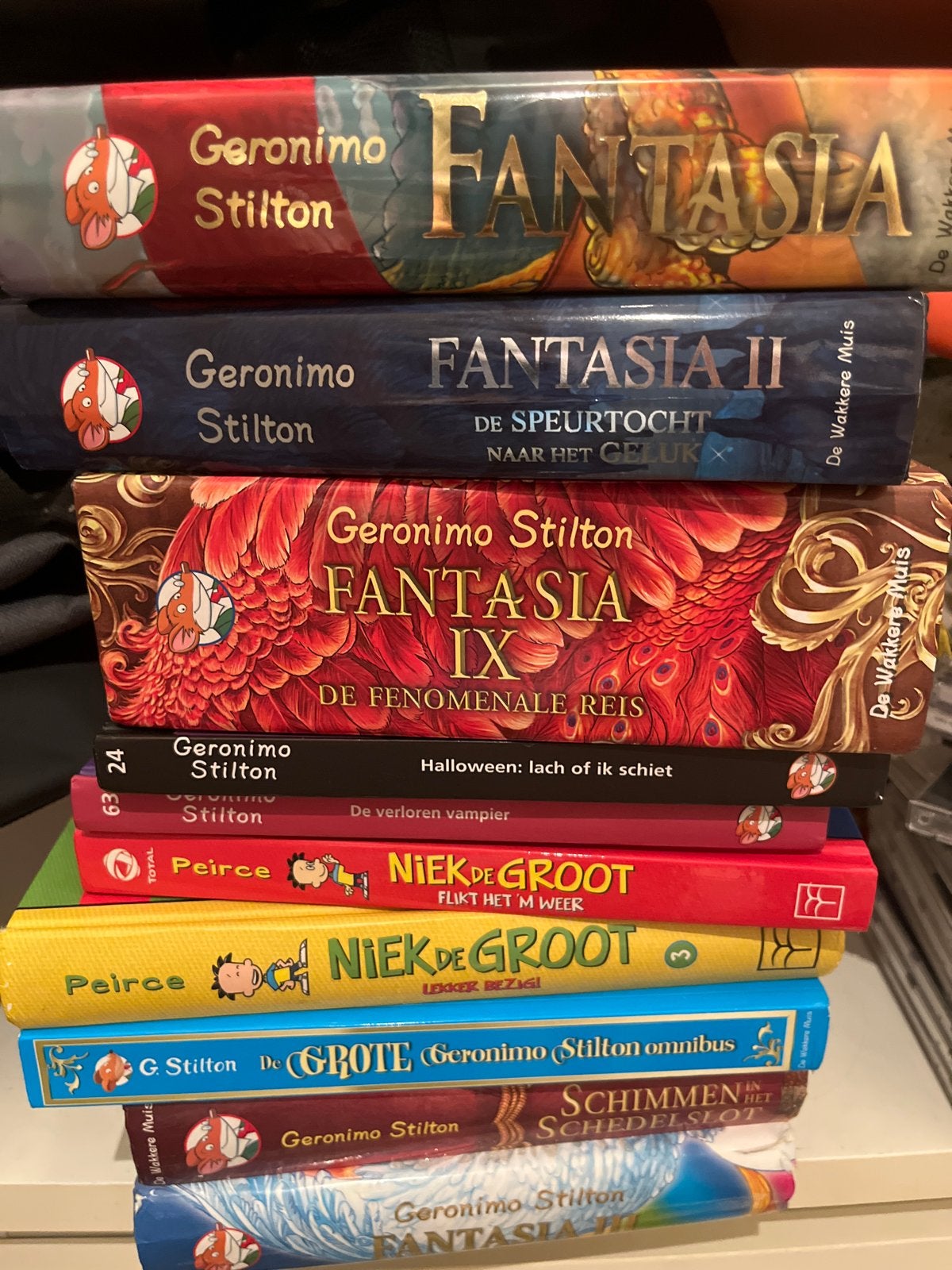 Geronimo Stilton boeken  en nog wat andere Zeer goede staat, Ophalen, Zo goed als nieuw, Fictie