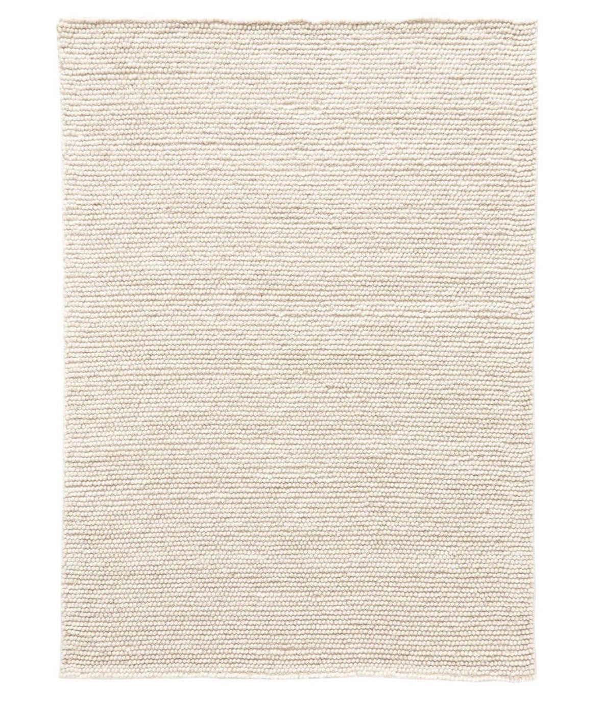 Wollen vloerkleed 140x200 creme, Ophalen, 100 tot 150 cm, Wit, 200 cm of meer