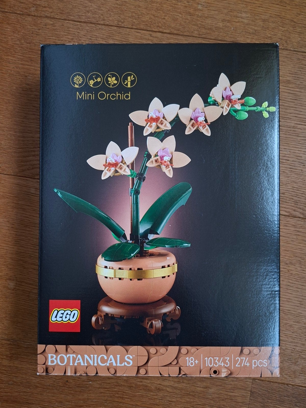 LEGO Botanicals 10343 Mini Orchidee, Ophalen, Compleet, Overige thema's, Lego