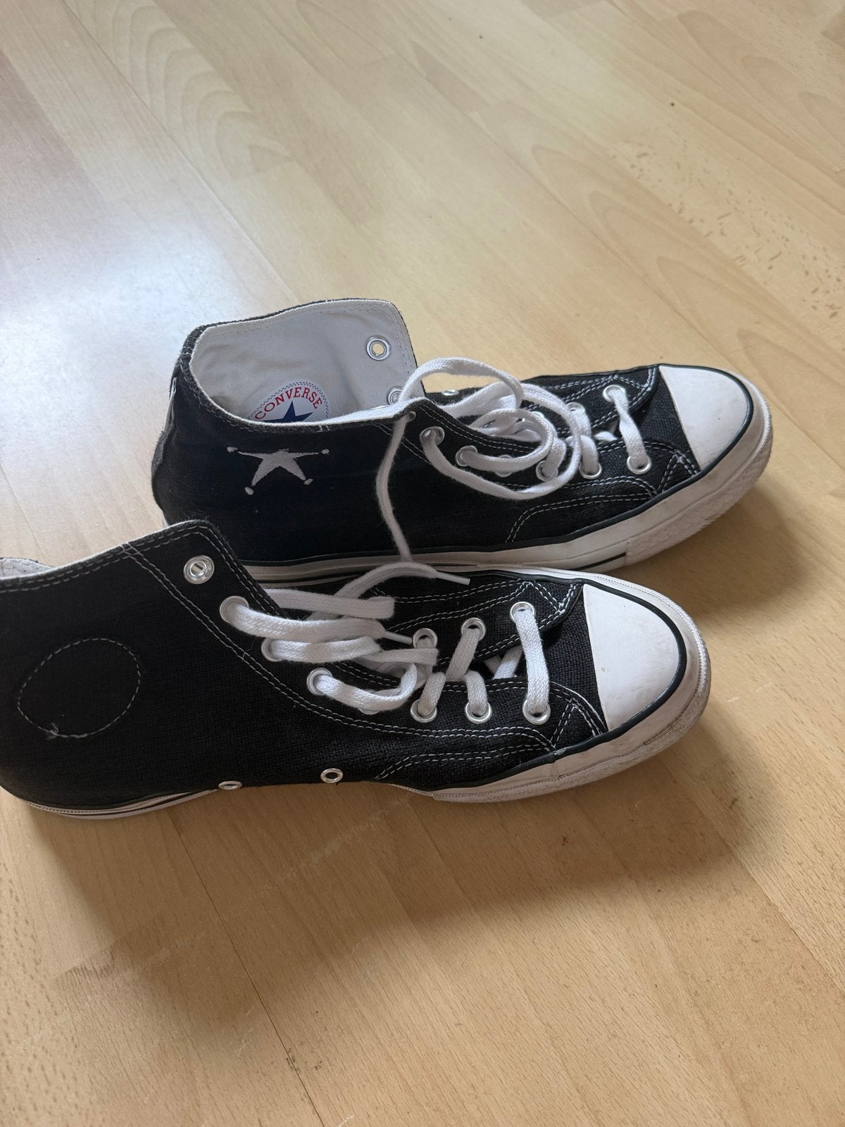 Converse x Stüssy Chuck 70, Zwart, Ophalen of Verzenden, Sneakers of Gympen, Gedragen