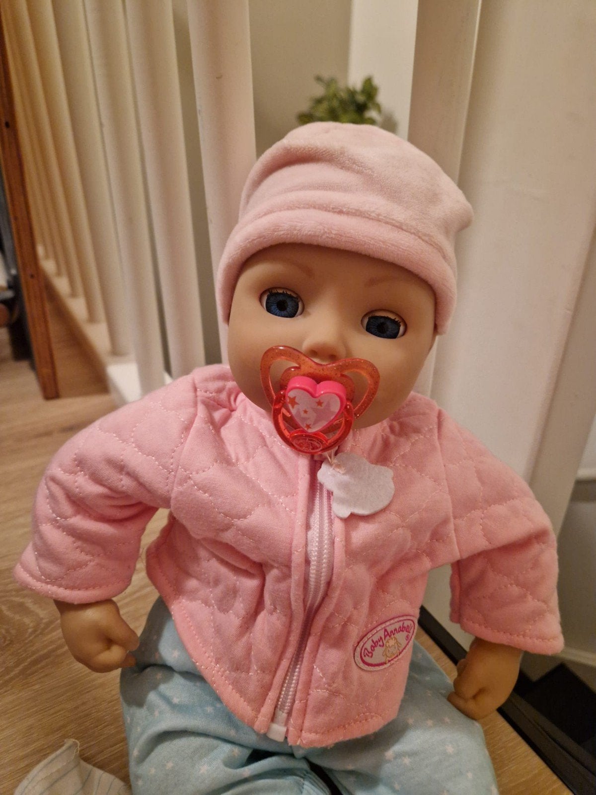 Baby Annabell pop met roze jasje en speen, Ophalen, Zo goed als nieuw, Babypop
