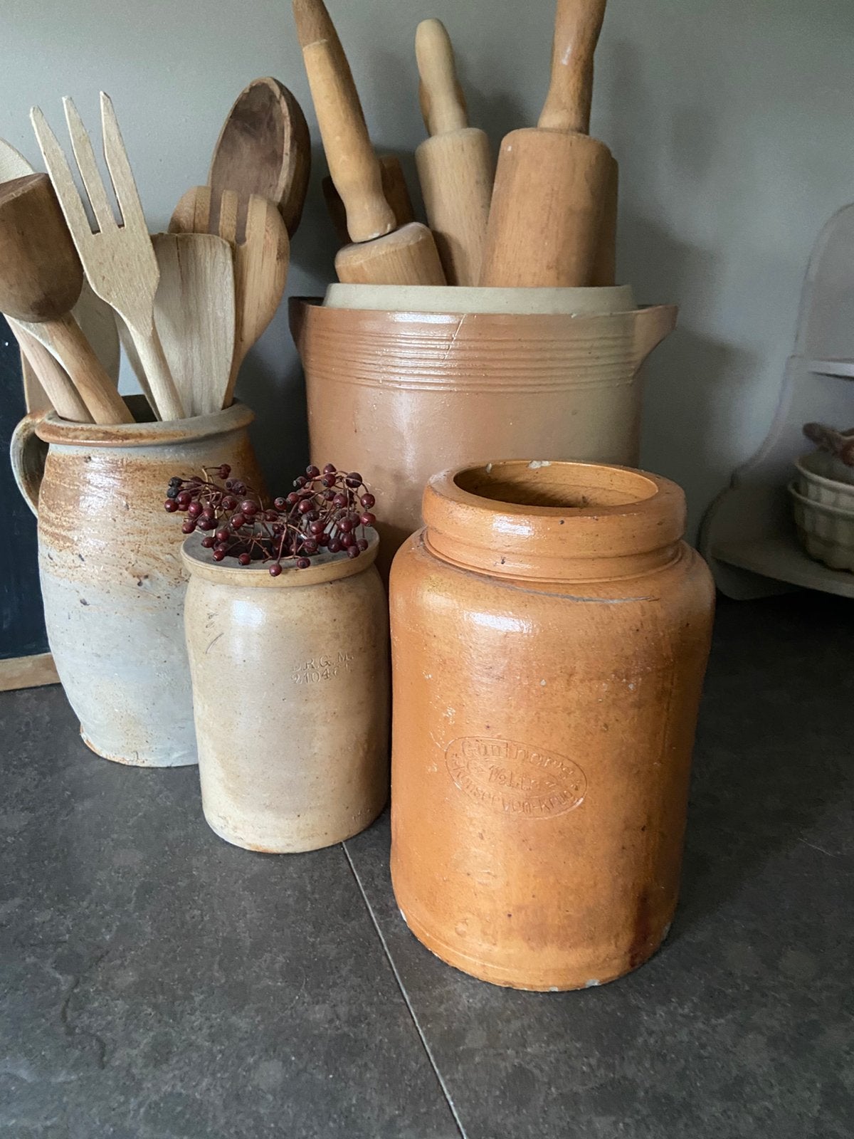 Brocante* Günther’s konserven krug, Antiek en Kunst, Ophalen of Verzenden