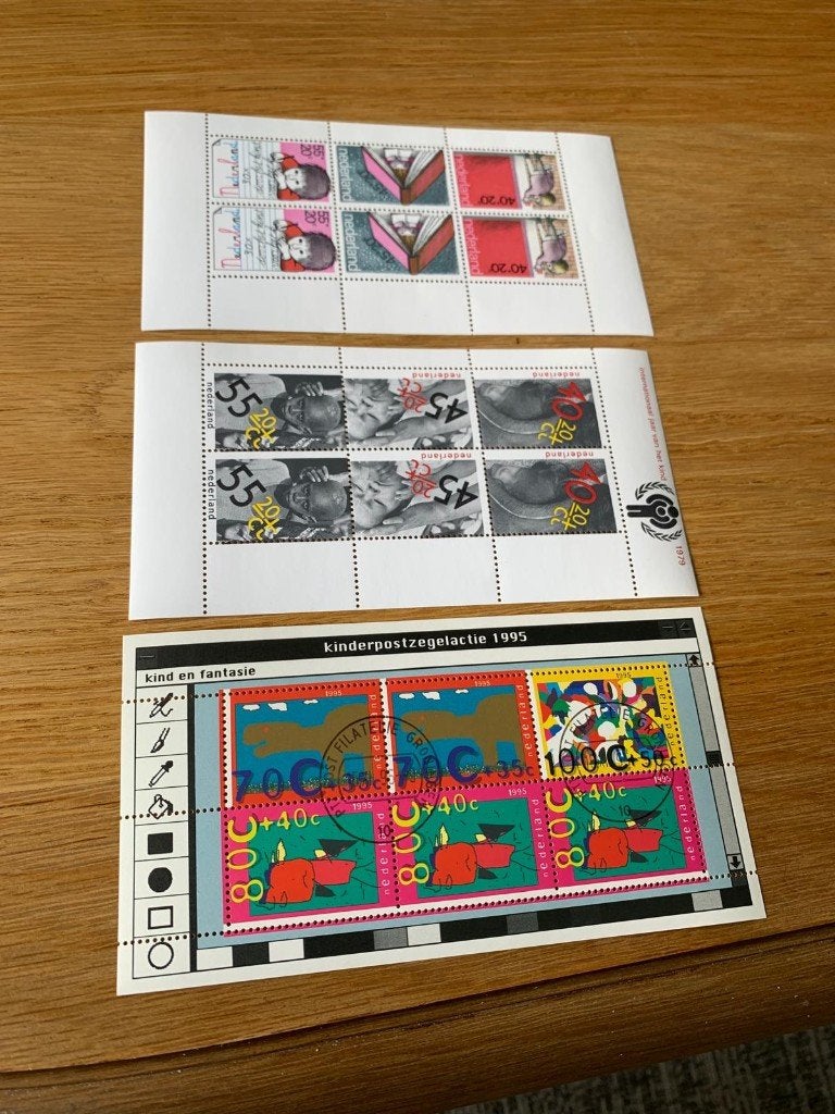 Velletjes Kinderpostzegels Postfris, Postzegels en Munten, Postzegels | Nederland, Ophalen of Verzenden, Postfris