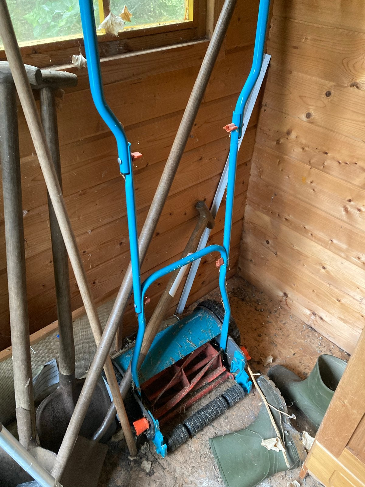 Gardena handgrasmaaier - Perfect voor kleine tuinen, Gebruikt, Handgrasmaaier, Ophalen of Verzenden, 30 t/m 39 cm