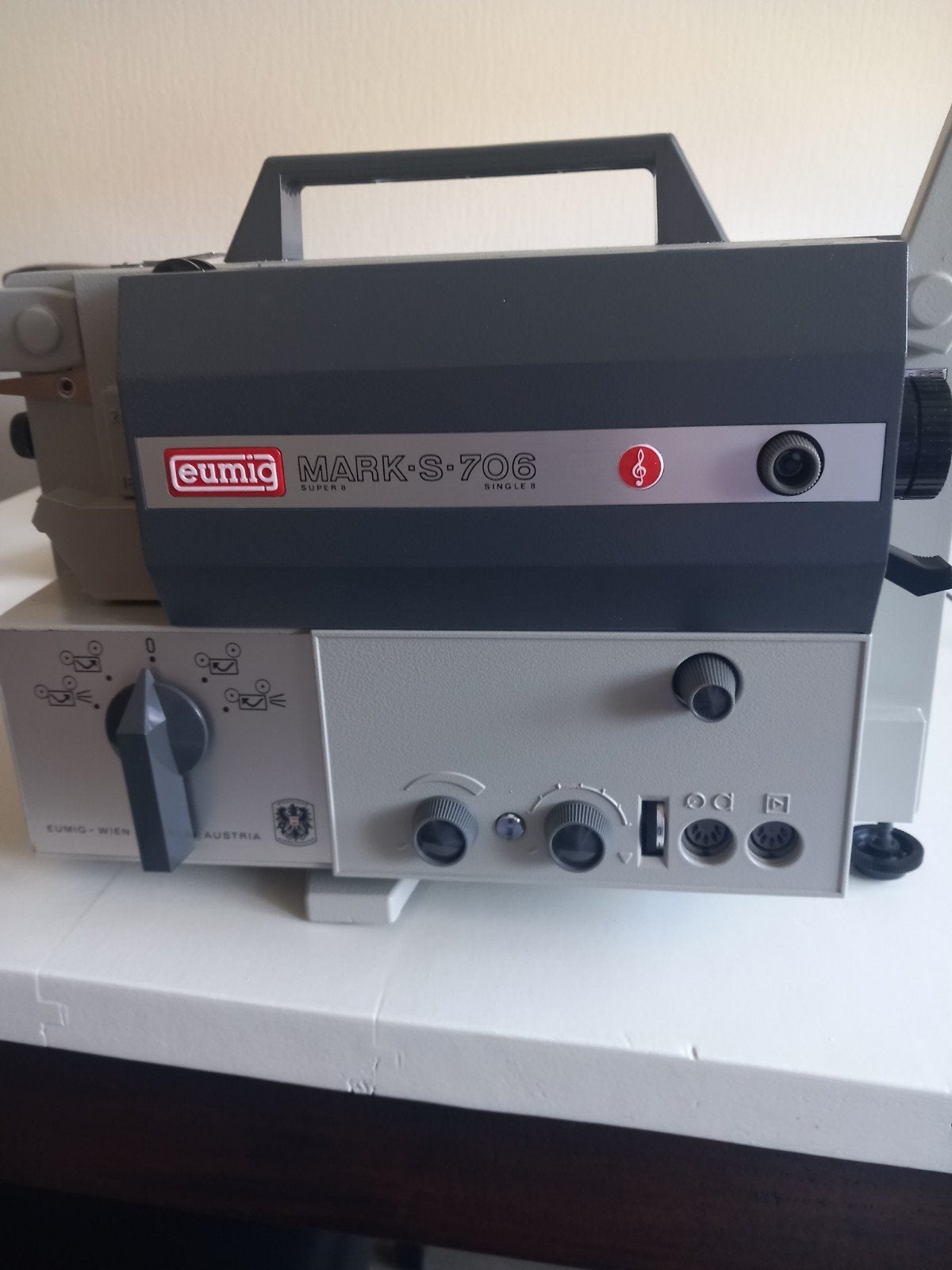 Euimg Mark-S-706 Geluidsfilmprojector Super 8/Single 8, Ophalen of Verzenden, Gebruikt, Overige typen