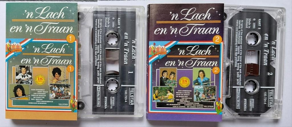 TMC  - 100.723-4 & 100.724-4. 'N Lach en 'n Traan., Ophalen of Verzenden, Zo goed als nieuw, 1 bandje