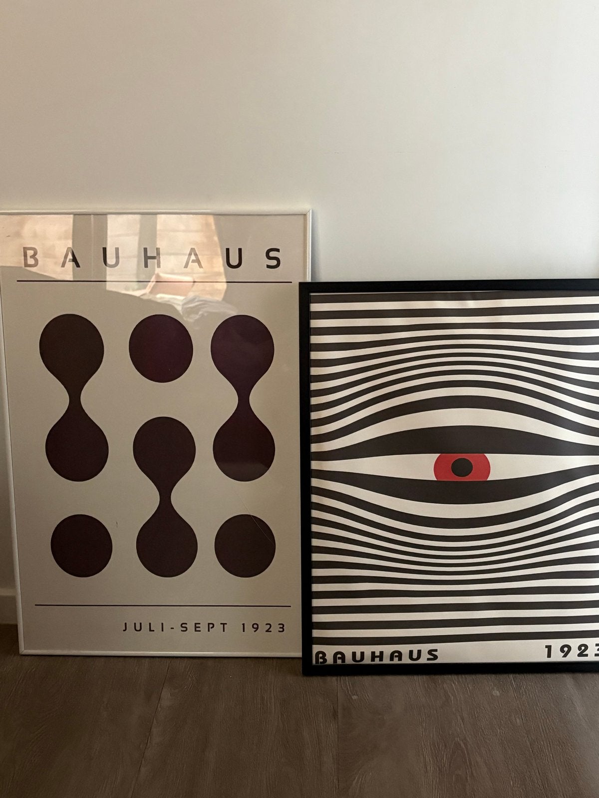 5 Kunstposters: Bauhaus, Picasso, Kusama. Incl lijsten!, 50 – 75, Gebruikt, Oorspronkelijke maker, Ophalen of Verzenden