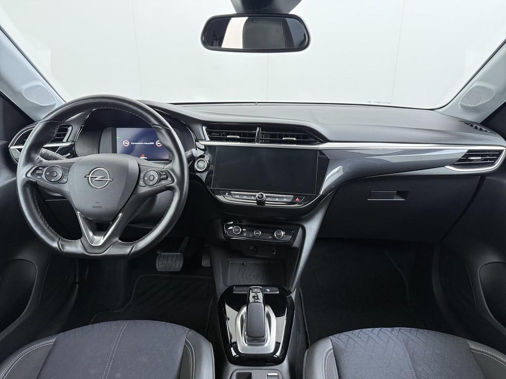 Opel CORSA-E Elegance 50 kWh SOH 93% Navi Ecc 360°Camera Ap, 330 km, 136 pk, Gebruikt, Zwart