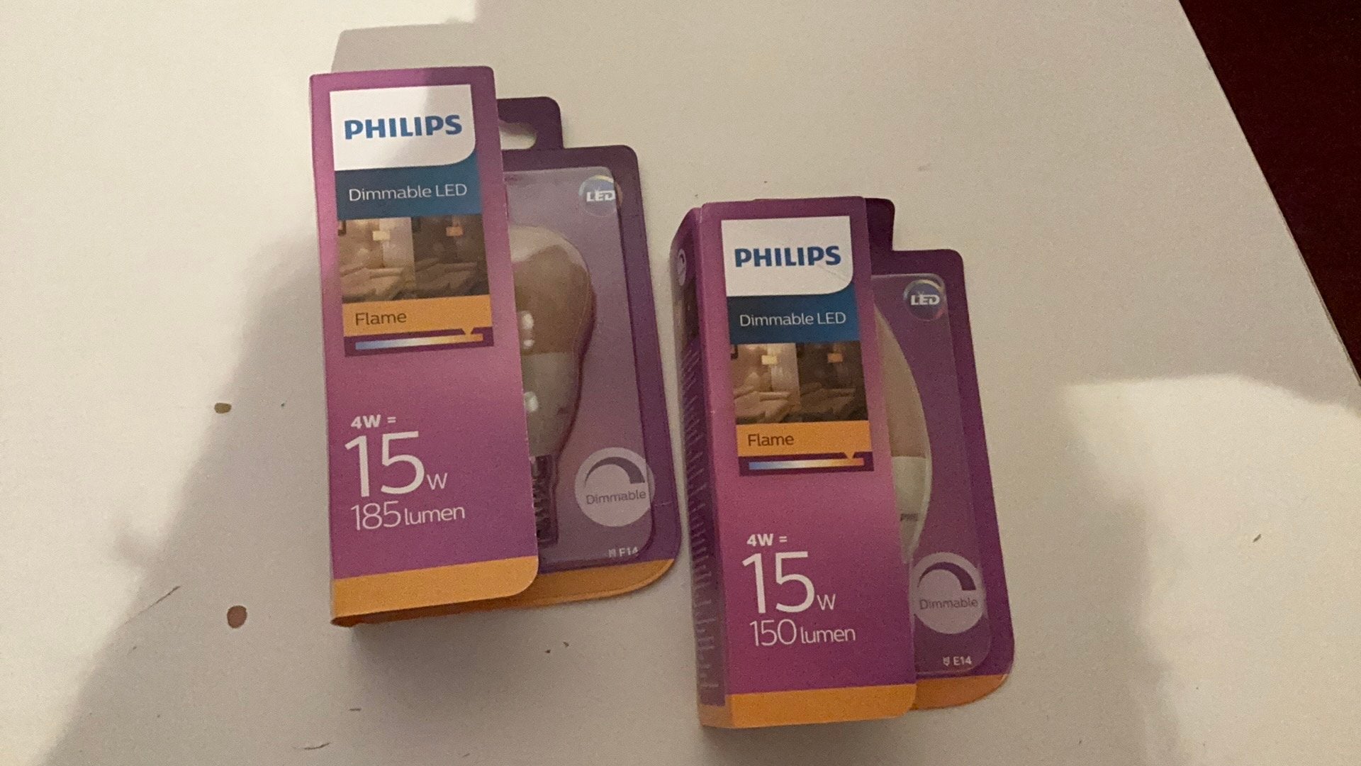 Philips dimmable led flame, Led-lamp, Minder dan 30 watt, Soft of Flame, E14 (klein)