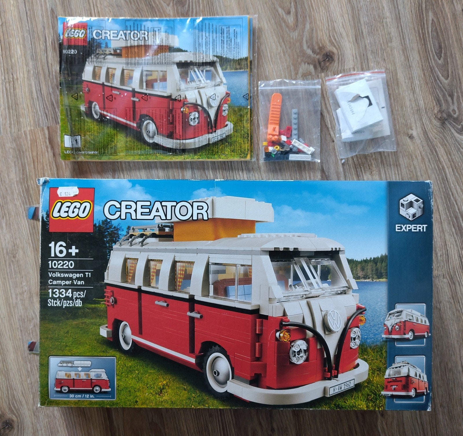LEGO Creator Expert Volkswagen T1 Camperbus 10220, Ophalen of Verzenden, Zo goed als nieuw, Overige merken
