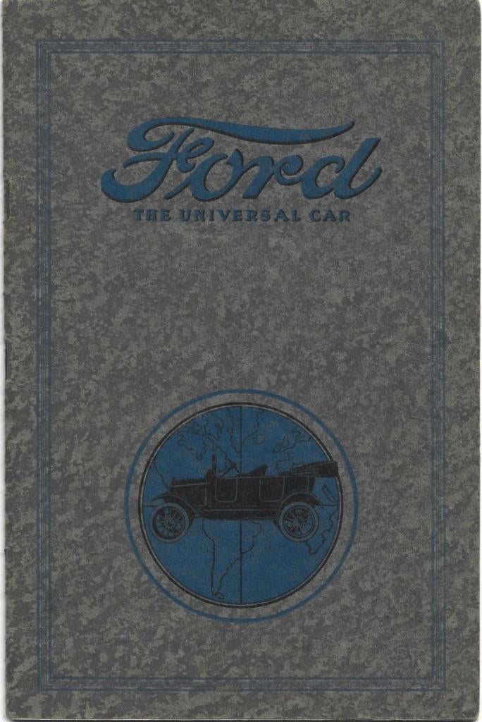 Ford universal car auto brochure 1916 1917 (A1437), Ophalen of Verzenden, Zo goed als nieuw, Ford