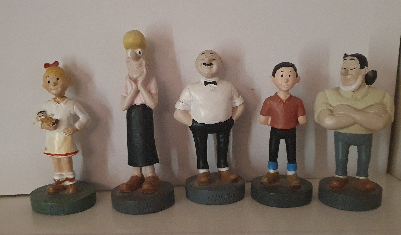 Suske en Wiske poppetjes, Ophalen of Verzenden, Gebruikt, Overige typen