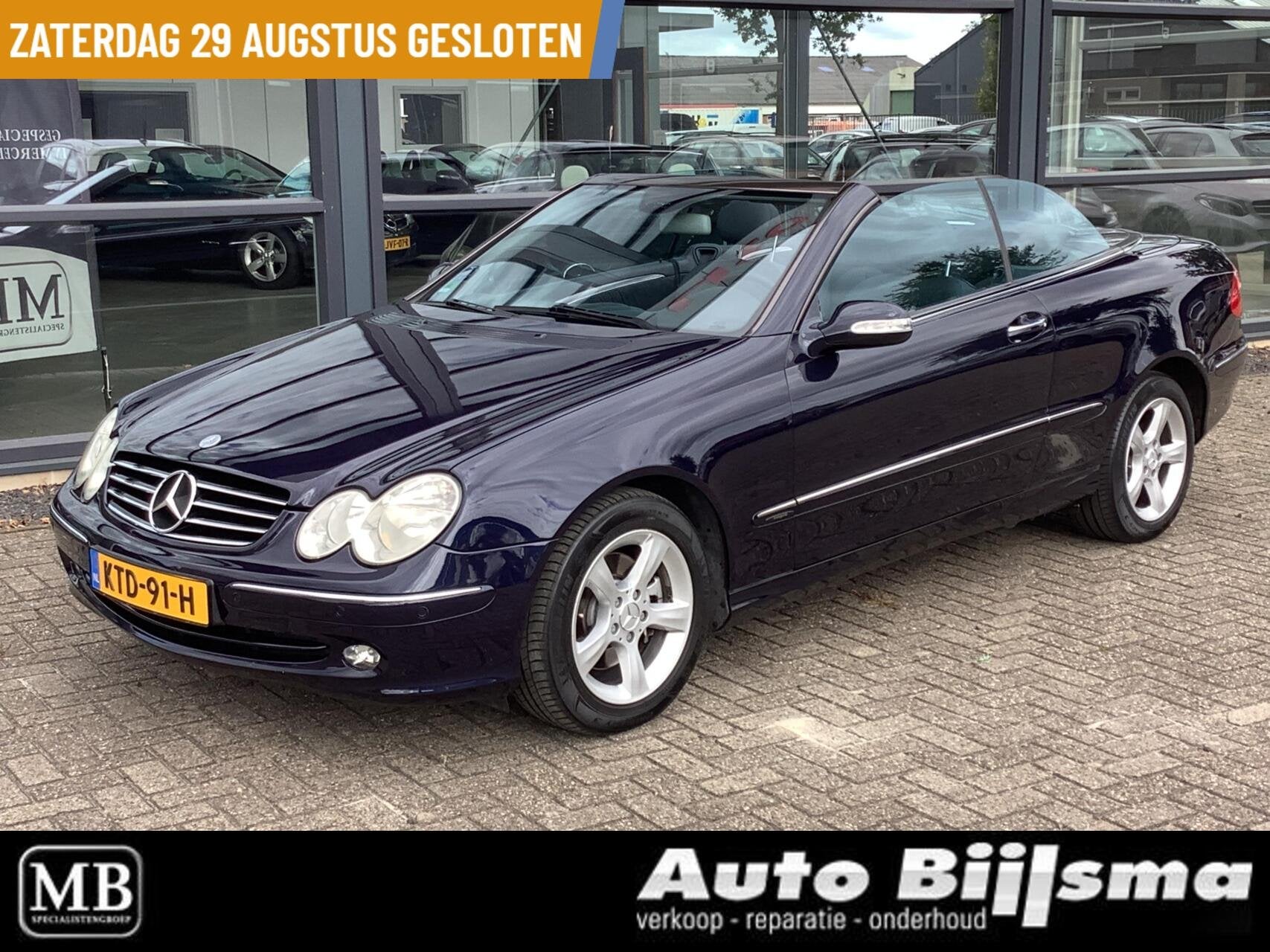 Mercedes CLK-klasse Cabrio 200 K. Avantgarde automaat, achte, Auto's, Mercedes-Benz, Automaat, Gebruikt, 4 cilinders, Cabriolet