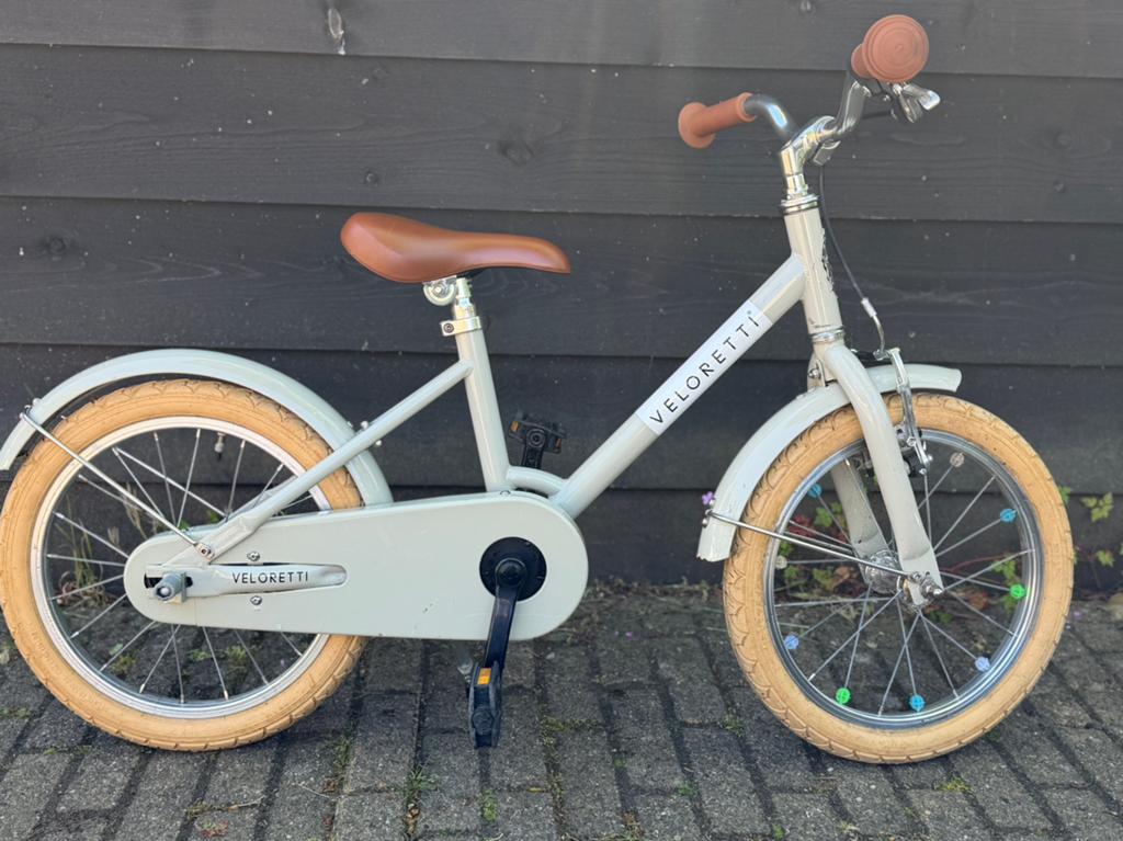 Veloretti Kindefiets Maxi | Mooie staat | Pebble Grey, Fietsen en Brommers, Fietsen | Kinderfietsjes, Gebruikt, 16 tot 20 inch
