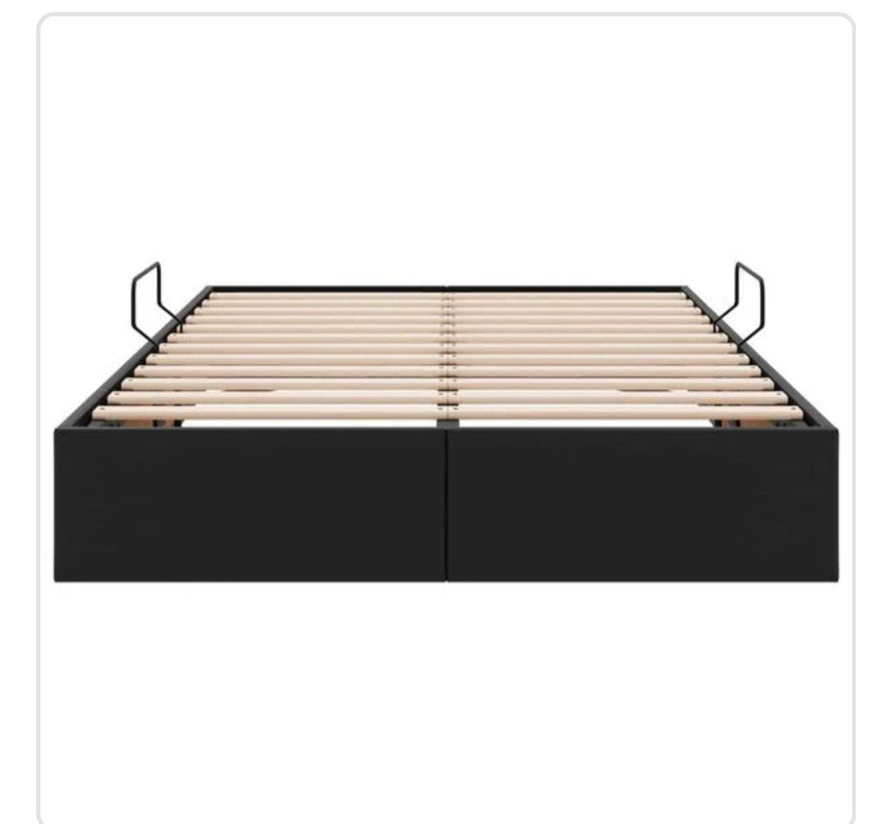 Grijs bedframe met opbergruimte 120x200 cm, Verstelbaar, Eenpersoons, Nieuw, Ophalen of Verzenden