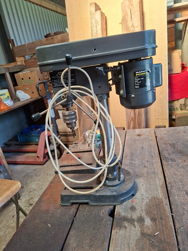 kolom boormachine Handy power HP 13  65euro, Ophalen, Gebruikt, Variabele snelheid, Minder dan 400 watt