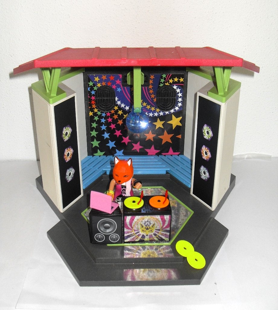 Playmobil Discotheek Dico en DJ Foxi Lady 70882, Kinderen en Baby's, Gebouw, Complete set, Ophalen of Verzenden, Zo goed als nieuw
