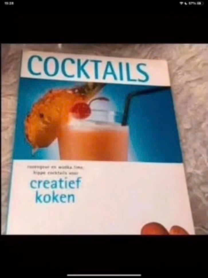 Cocktails: Creatief Koken Receptenboek, Boeken, Overige typen, Ophalen of Verzenden, Overige gebieden, Onbekend