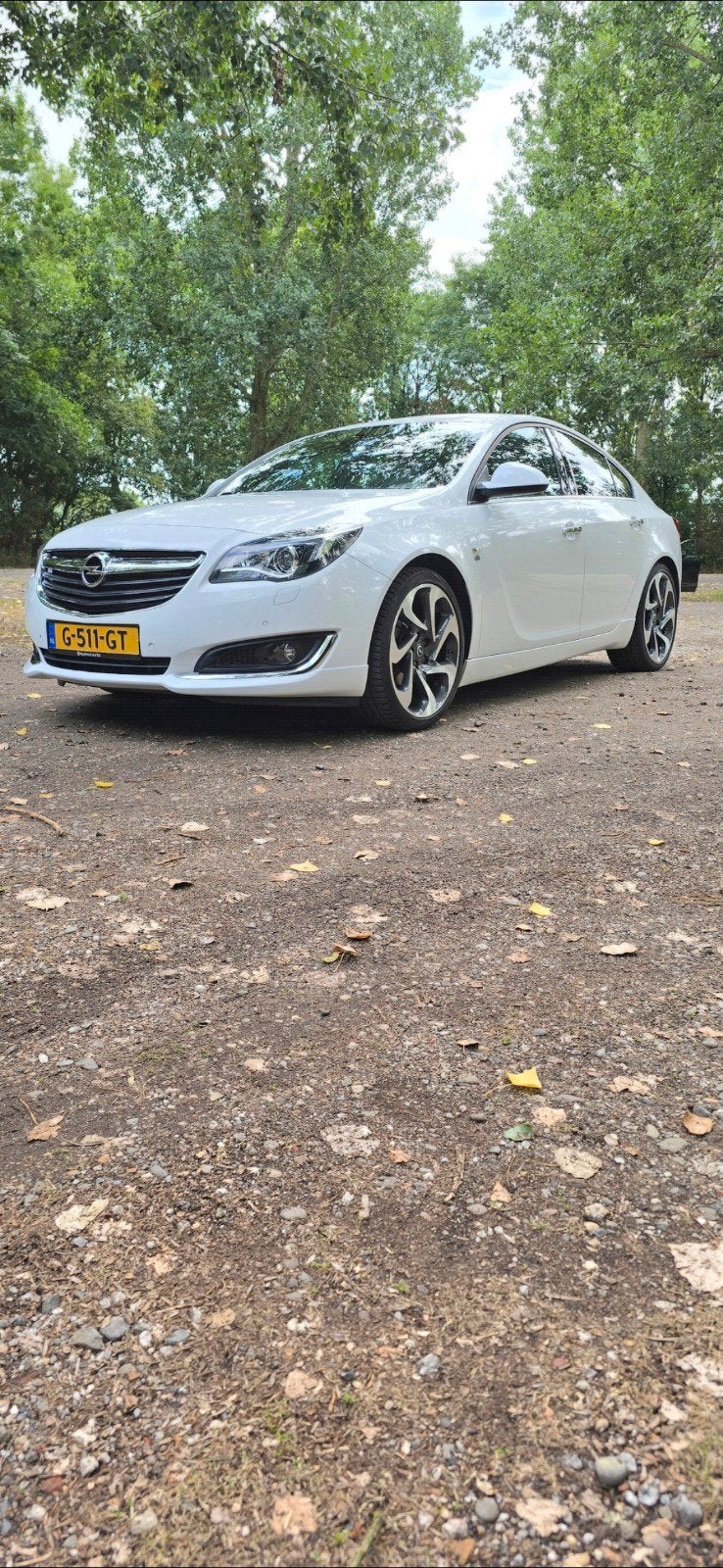 Opel Insignia OPC line 1.6 turbo 200 pk, Auto's, Dealer onderhouden, Zwart, 4 cilinders, Wit