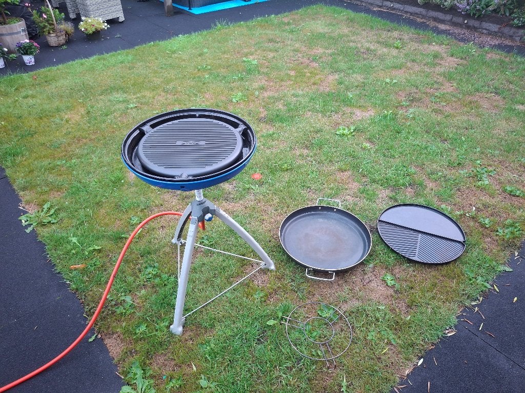 Skottelbraai, Ophalen, Gebruikt, Cadac