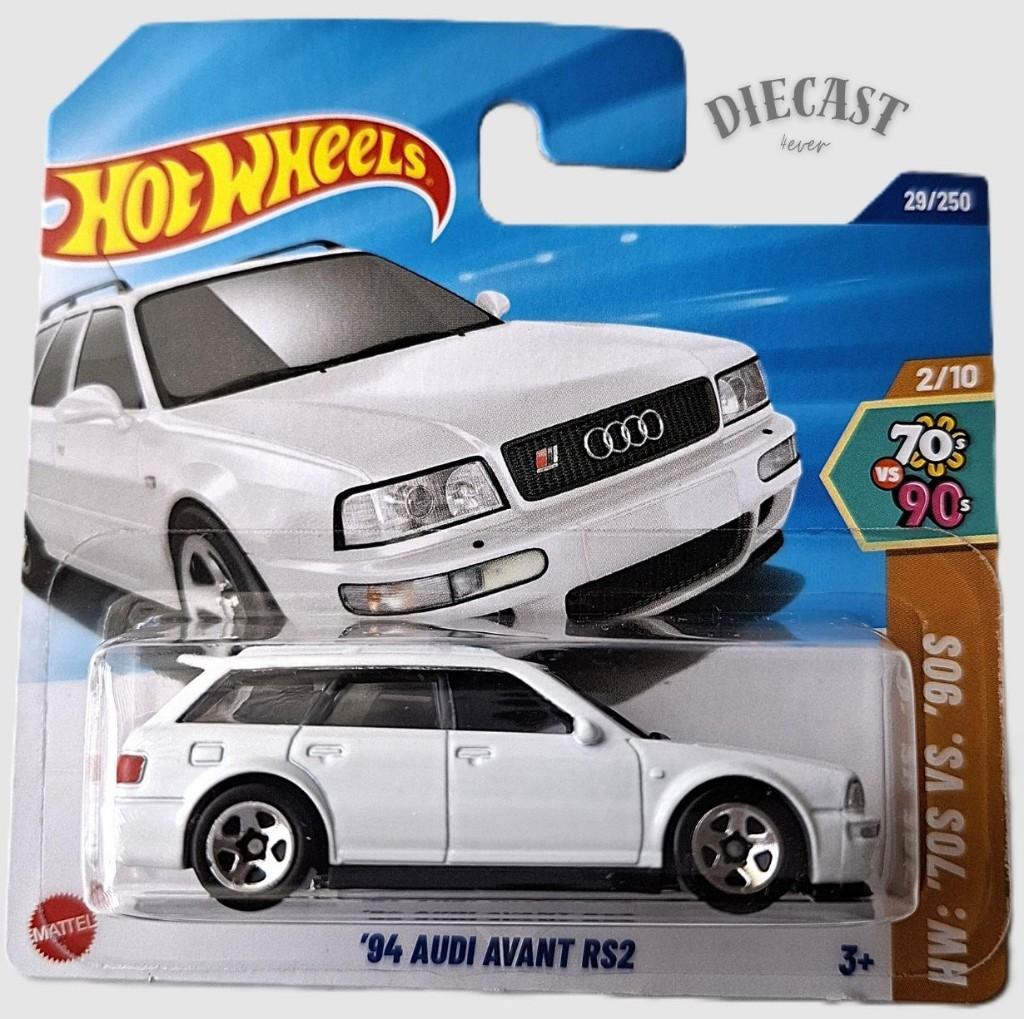 Hot Wheels Audi Avant RS2, '94 Wit, Ophalen, Nieuw, Auto