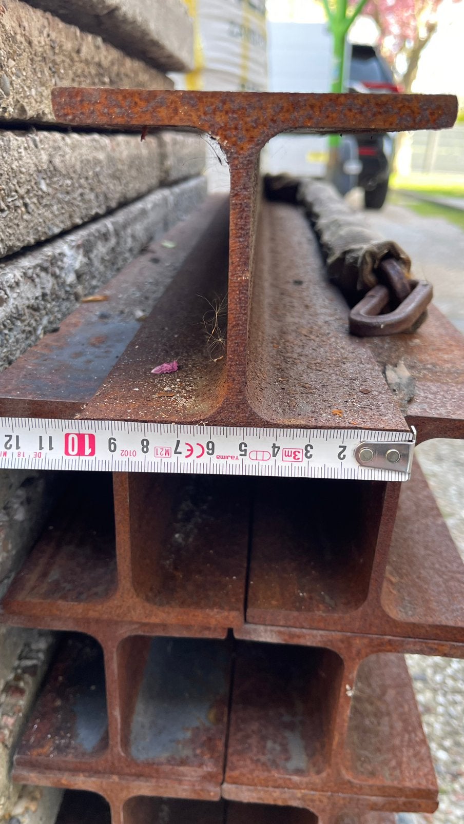 HEA 100 balken, Doe-het-zelf en Verbouw, Metalen, Ophalen, Zo goed als nieuw