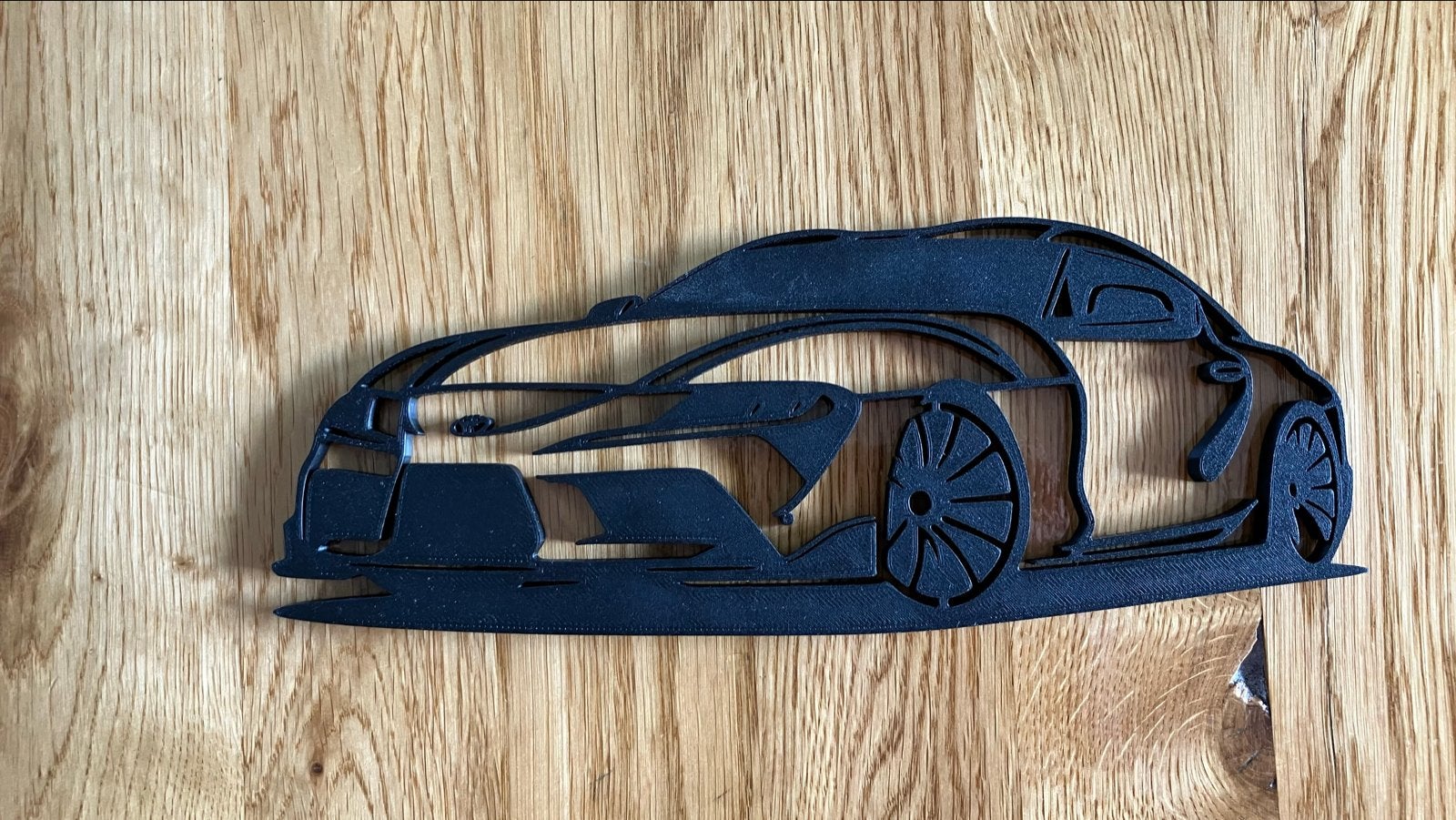 Wanddecoratie: Auto of Koffie (3D geprint), Ophalen, Zwart, Kunststof, Modern