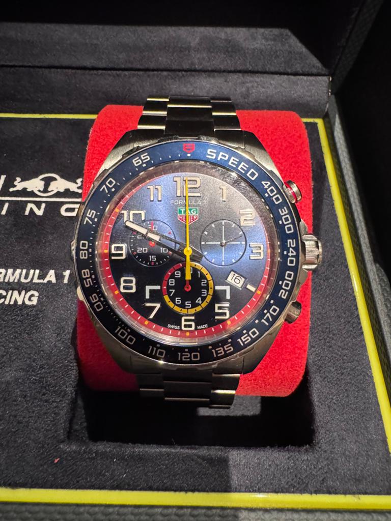 Tag Heuer Formula 1 F1 Chronograph Red Bull Racing, Sieraden, Tassen en Uiterlijk, Staal, Staal, Polshorloge, Nieuw