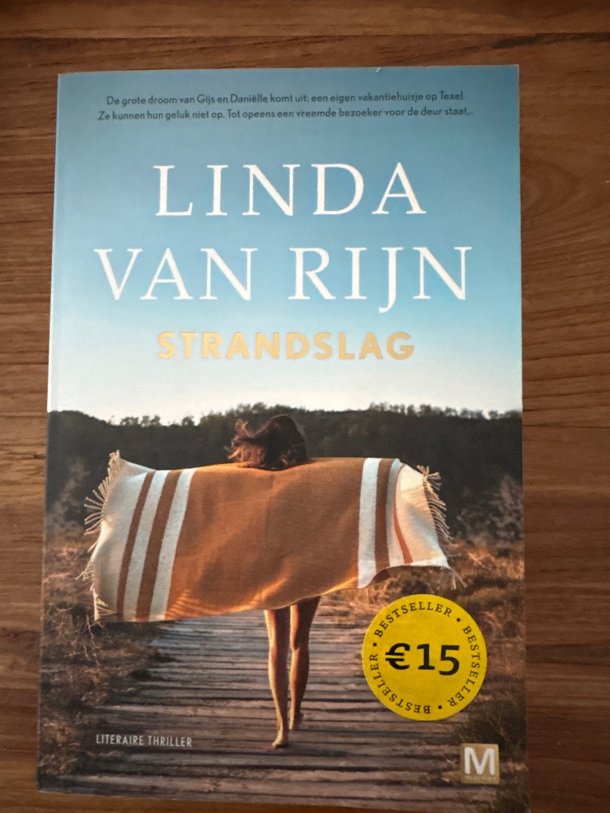 Linda van Rijn - Strandslag (Literaire thriller), Ophalen of Verzenden, Zo goed als nieuw