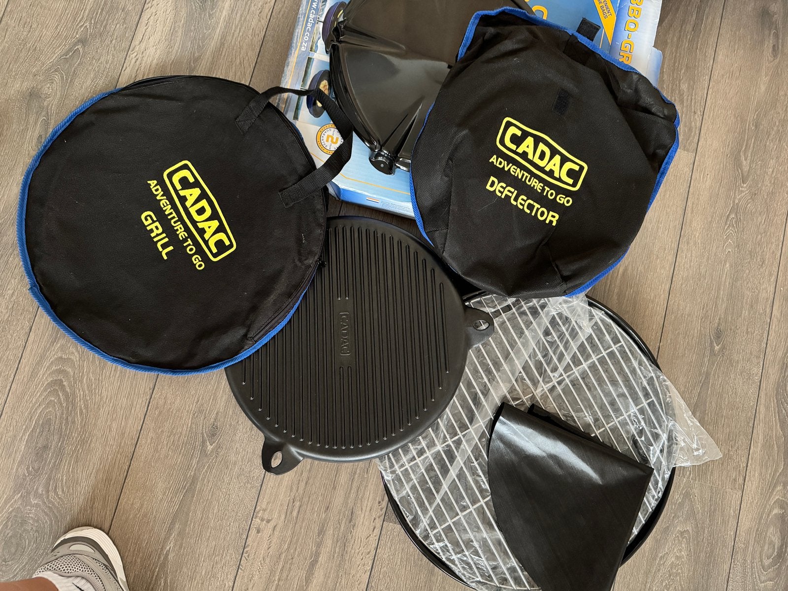 CADAC Chef Range BBQ-Grill Top Combo nieuw, Tuin en Terras, Gasbarbecues, Ophalen of Verzenden, Zo goed als nieuw