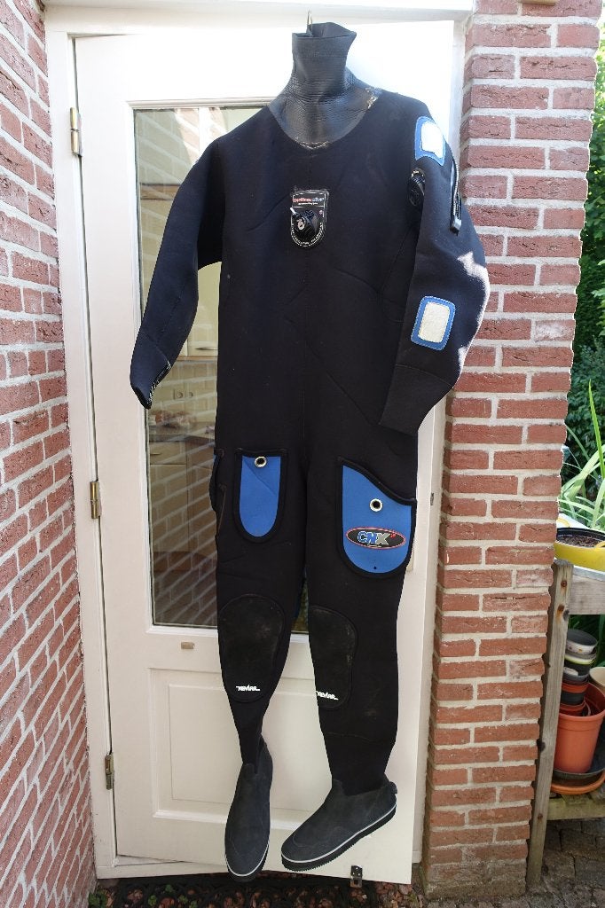 Duik-droogpak Northern Diver, trimvest & adem-automaat enz., Watersport en Boten, Ophalen of Verzenden, Gebruikt, Duikpak