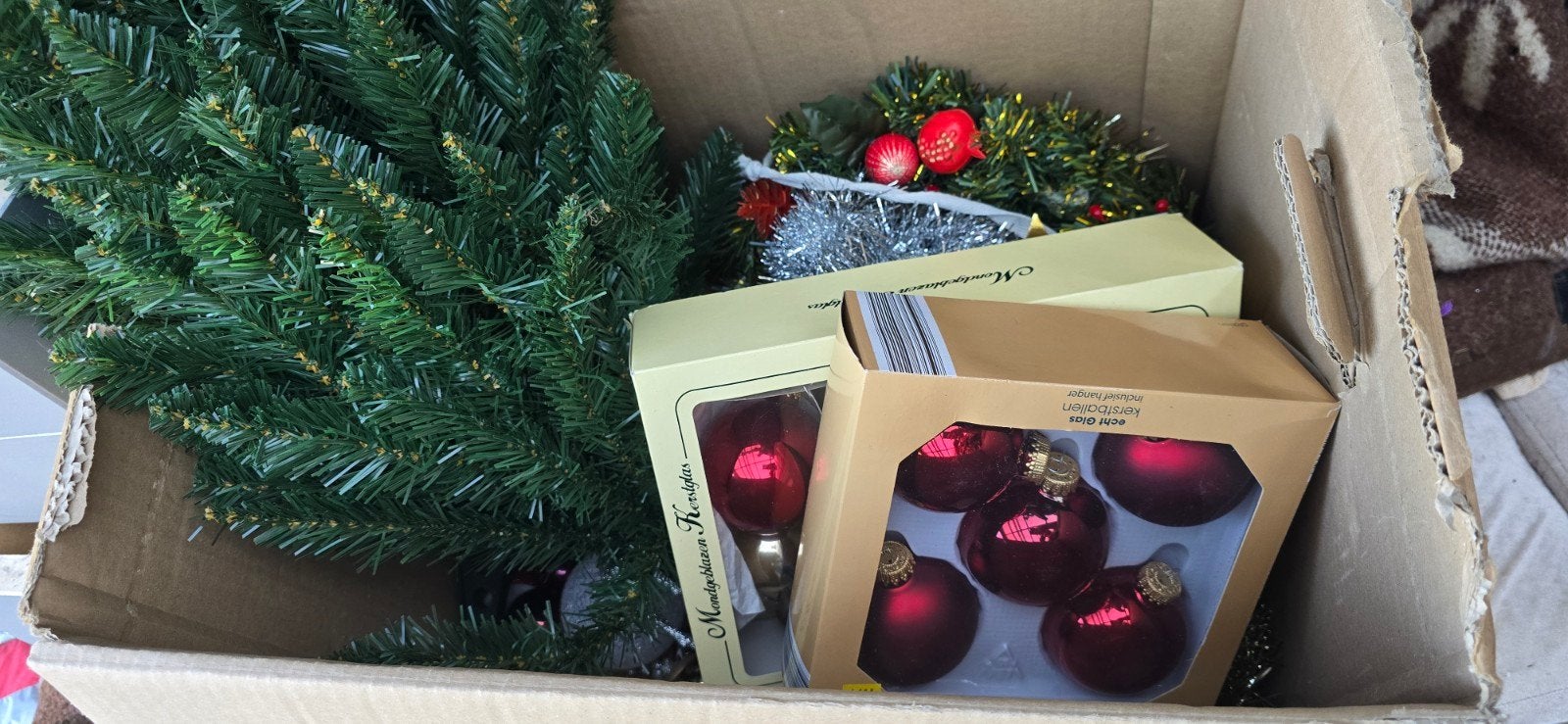 Doos kerstspul, Ophalen, Zo goed als nieuw